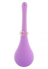 Фиолетовый анальный душ SQUEEZE CLEAN