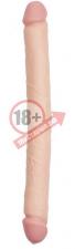 Двусторонний реалистичный фаллоимитатор FLESHXL DOUBLE DONG - 48 см.