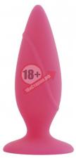 Розовая анальная втулка POPO Pleasure - 8,5 см.