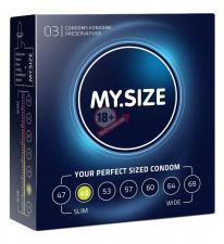Презервативы MY.SIZE размер 49 - 3 шт.