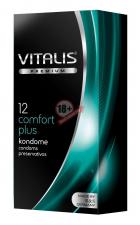 Контурные презервативы VITALIS PREMIUM comfort plus - 12 шт.