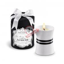 Массажное масло в виде большой свечи Petits Joujoux Athens с ароматом муската и пачули