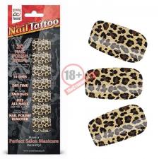 Набор лаковых полосок для ногтей Леопард Nail Foil