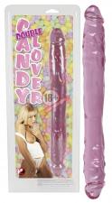 Двусторонний фаллоимитатор Candy Double Lover - 30 см.