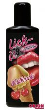 Съедобная смазка Lick It со вкусом вишни - 100 мл.