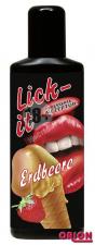 Съедобная смазка Lick It со вкусом земляники - 50 мл.