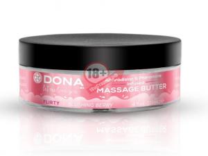 Увлажняющий массажный крем-масло DONA Flirty Blushing Berry - 115 мл.