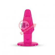 Розовый анальный плаг большого размера JAMMY JELLY ANAL XL PLUG PINK - 14 см.