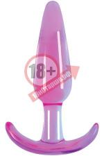 Гладкая фиолетовая анальная пробка Jelly Rancher T-Plug Smooth - 10,9 см.