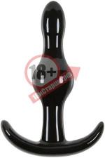 Черная анальная пробка Jelly Rancher T-Plug Wave - 9,7 см.