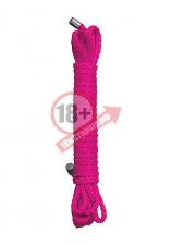 Розовая веревка для бандажа Kinbaku Rope - 5 м.
