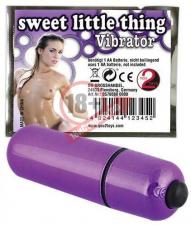Фиолетовая вибропуля Sweet Little Thing - 7 см.