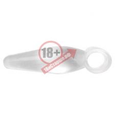 Прозрачная анальная пробка на палец Bottoms Up Finger Rimmers - 7 см.