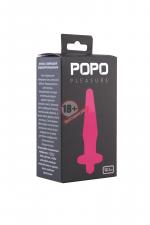Розовая водонепроницаемая вибровтулка POPO Pleasure - 12,1 см.