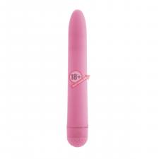 Розовый вибромассажер  FIRST TIME POWER VIBE - 15,25 см.
