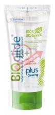 Гель-лубрикант на водной основе BIOglide plus Ginseng - 100 мл.