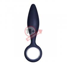 Чёрная анальная втулка MENZSTUFF PEAKED PLEASURE - 12,5 см.