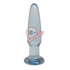 Голубая анальная пробка UNISEX UNI PLUG - 11 см.