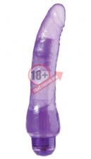 Фиолетовый вибратор-реалистик JELLY JOY 9INCH 10 RHYTHMS PURPLE - 23 см.