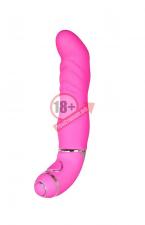 Розовый вибростимулятор точки G PURRFECT SILICONE 6INCH 10FUNCTIONS - 15 см.