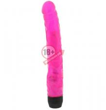 Розовый мультискоростной вибратор PINK POPSICLE 8.5 PINK VIBRATOR - 21,6 см.