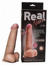 Телесный фаллоимитатор  на присоске  REAL Next №86 - 20,5 см.