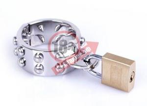 Кольцо фиксатор на пенис для любителей проколов Cylinder Spikes L
