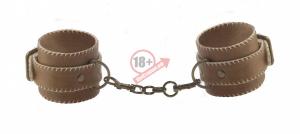 Кожаные наручники OUCH! Brown