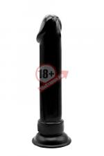 Чёрный анальный фаллоимитатор MENZSTUFF BLACK KNIGHT 9INCH BUTT PLUG - 23 см.