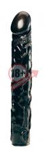Чёрный фаллоимитатор BIG BONANZA 13 BLACK BUTT PLUG - 33 см.