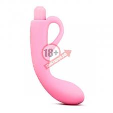 Розовый изогнутый стимулятор LUXE FREYA PINK - 17,7 см.