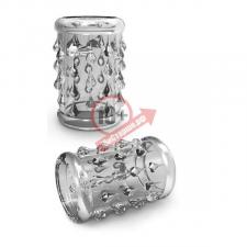 Прозрачная насадка с капельками STAY HARD COCK SLEEVE 05 CLEAR