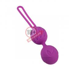 Фиолетовые вагинальные шарики Geisha Lastic Ball S
