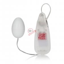 Круглое белое виброяйцо Pocket Exotics Vibrating Egg