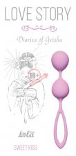 Розовые вагинальные шарики Diaries of a Geisha