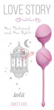 Розовые вагинальные шарики One Thousand and One Nights
