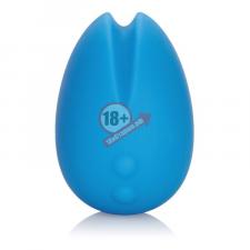 Голубой вибромассажер Mini Marvels Silicone Marvelous Eggciter
