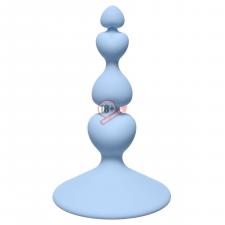 Голубая анальная пробка Sweetheart Plug Blue - 10 см.