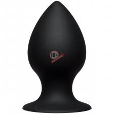 Чёрная анальная пробка Kink Ace Silicone Plug 4" - 10,16 см.
