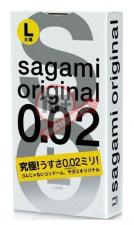 Презервативы Sagami Original L-size увеличенного размера - 3 шт.