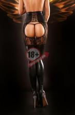 Чулки с поясом и шнуровкой Dominatrix stockings