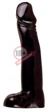 Чёрный фаллос-гигант All Black Joerg Dildo - 32 см.
