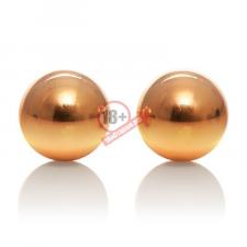 Золотистые вагинальные шарики Entice Weighted Kegel Balls
