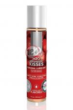 Смазка с ароматом клубники JO Flavored Strawberry Kiss - 30 мл.