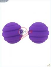 Металлические шарики Twistty с фиолетовым силиконовым покрытием