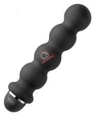 Анальный вибромассажер Tom of Finland Stacked Ball 5 Mode Vibe - 24 см.