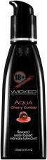 Лубрикант WICKED AQUA Cherry Cordial с ароматом вишневого ликера - 120 мл.