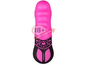 Розовый мини-вибратор PURRFECT SILICONE 10FUNCTION VIBE PINK