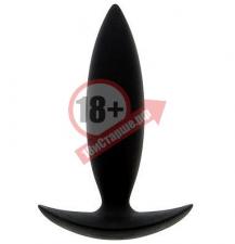 Чёрная мини-пробка для анальной стимуляции BOOTYFUL ANAL PLUG XTRA SMALL BLACK - 9 см.