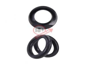 Набор из 2 эрекционных колец MENZSTUFF DOUBLE LOOPS 2 SILICONE RING: одинарного и двойного